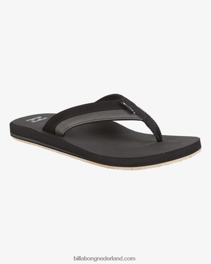 Billabong Heren all day impact slip-on sandalenzwart 4D20H755