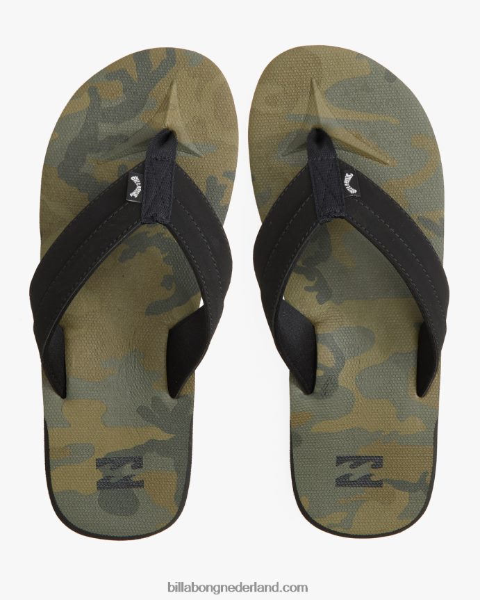Billabong Heren all day instappers met impactprintmilitaire camouflage 4D20H764