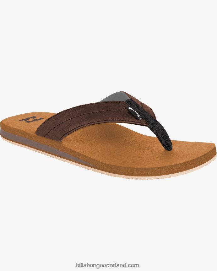 Billabong Heren impactsandalen voor de hele dagkameel 4D20H727