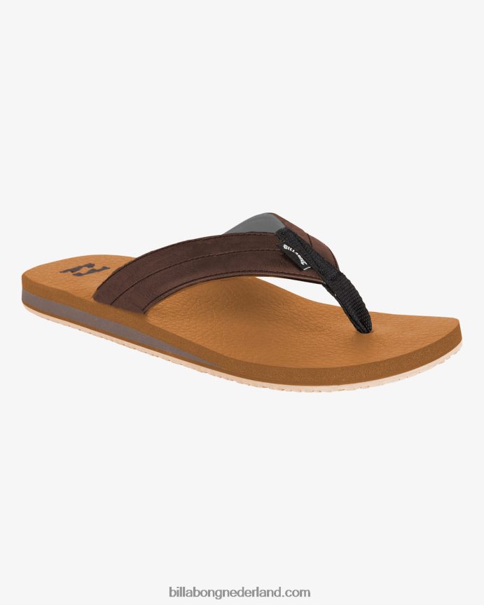 Billabong Heren impactsandalen voor de hele dagkameel 4D20H727