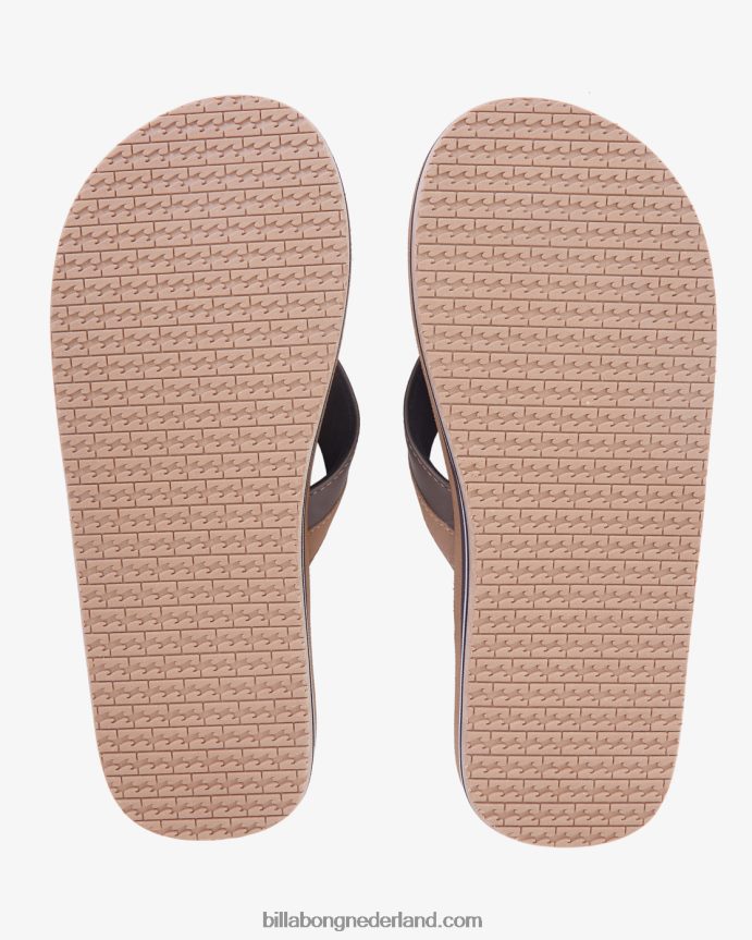 Billabong Heren klassieke nubuck sandalenkameel 4D20H829