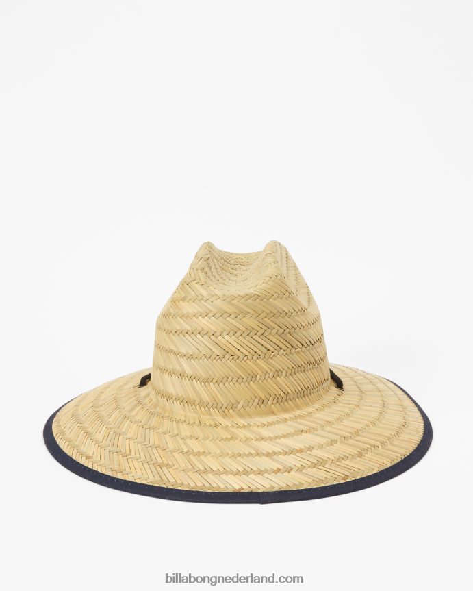 Billabong jongens badmeesterhoed van stro met getijdenprintwater 4D20H977