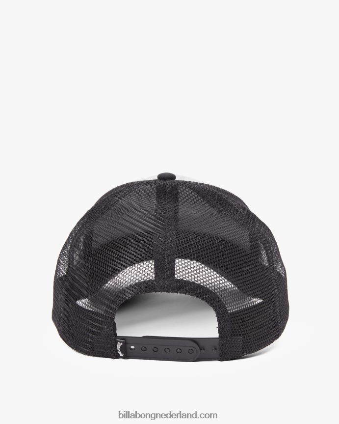 Billabong jongens ommuurde vrachtwagenchauffeurhoedzwart grijs 4D20H968