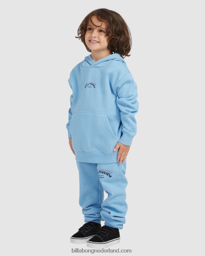 Billabong jongens (2-7) core boog pullover hoodiestoffig blauw 4D20H1086