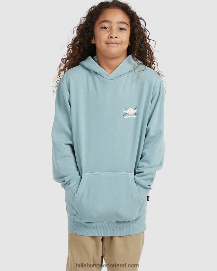 Billabong jongens bong dagen pop pullover hoodielichte marine 4D20H1096