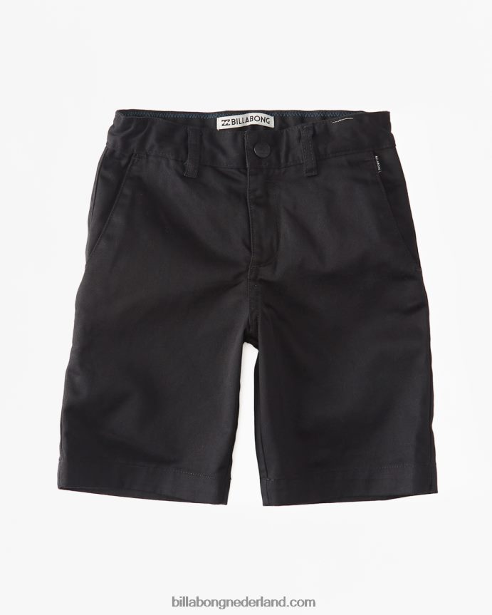 Billabong jongens chino chino shortzwart 4D20H961