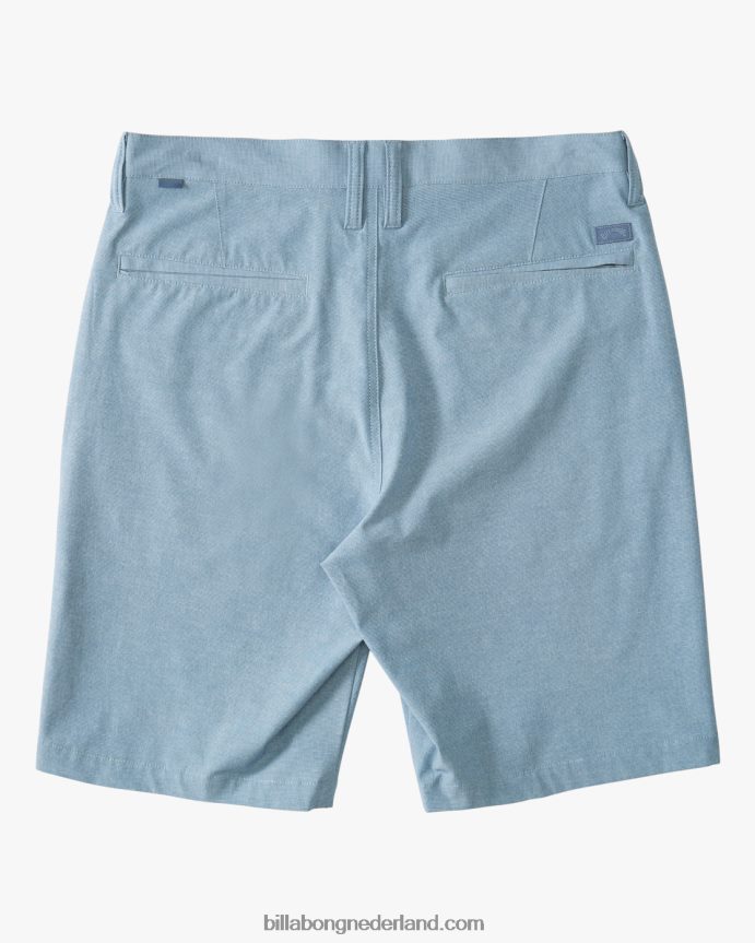 Billabong jongens crossfire dompelbroek 18''stoffig blauw 4D20H954