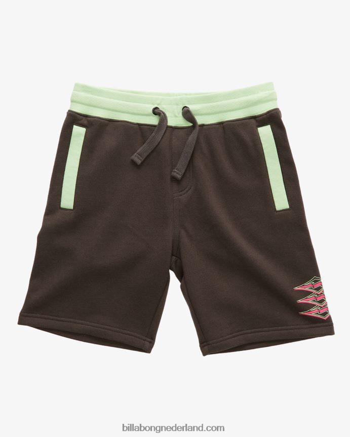 Billabong jongens verenigde elastische shortsraaf 4D20H1021