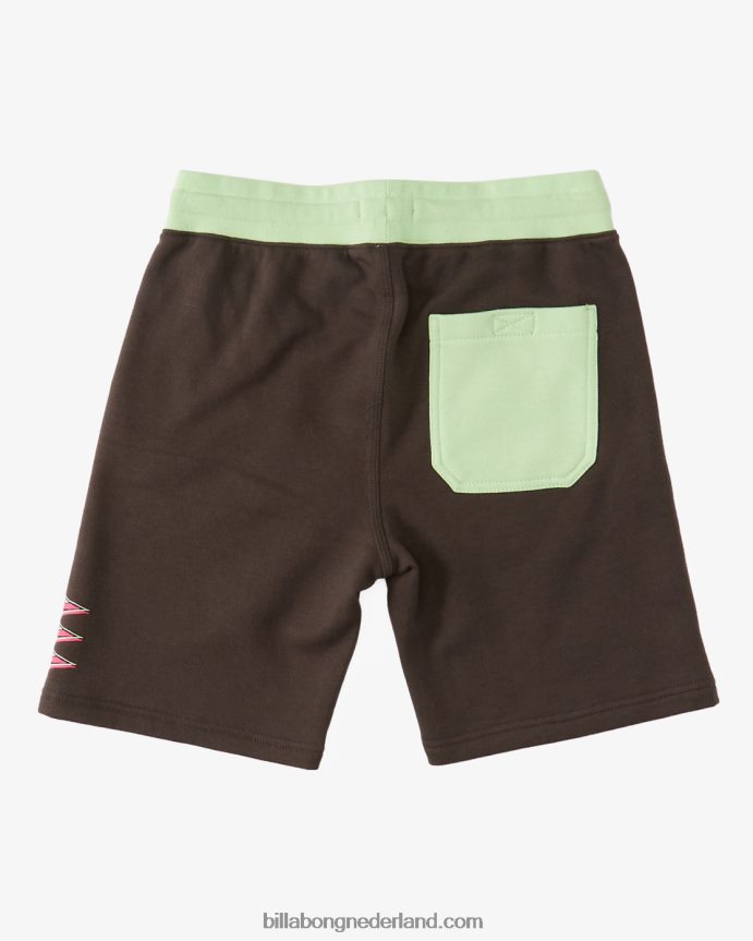 Billabong jongens verenigde elastische shortsraaf 4D20H1021