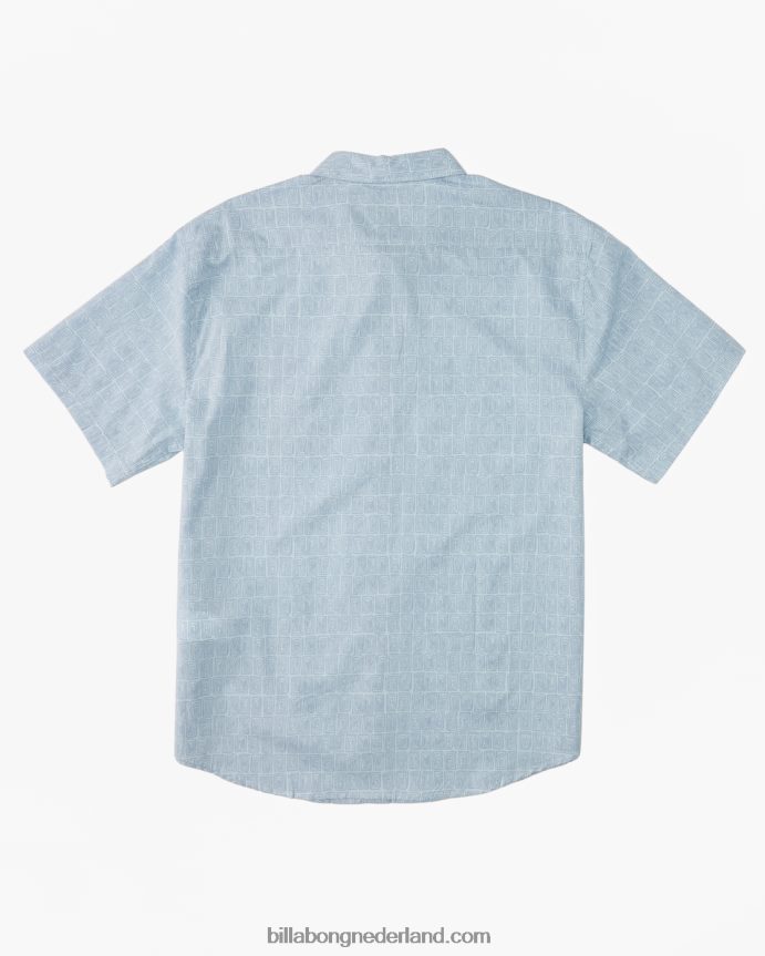 Billabong jongens (2-7) zondag shirt met korte mouwenkust 4D20H916