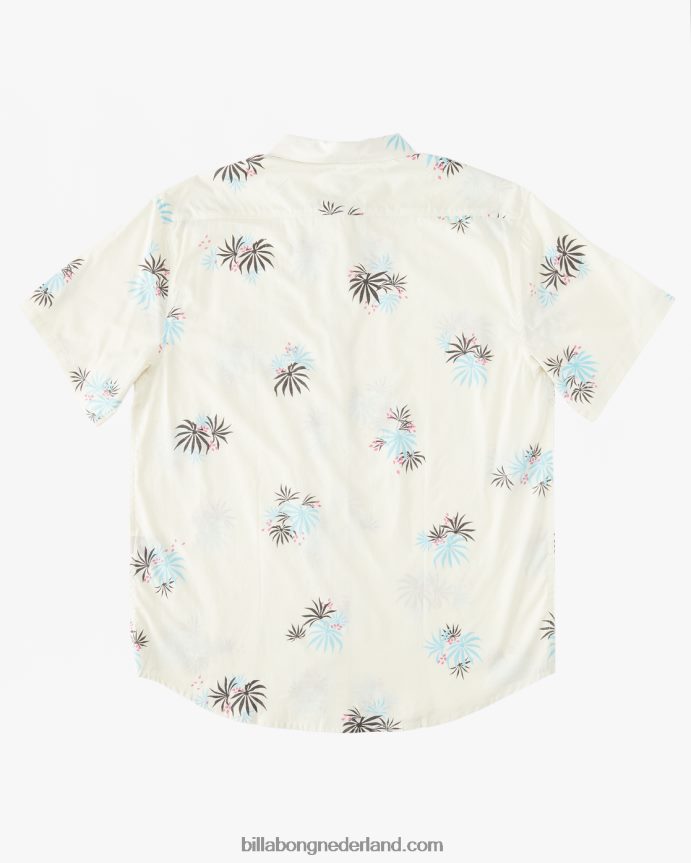 Billabong jongens (2-7) zondag shirt met korte mouwensteen 4D20H1001