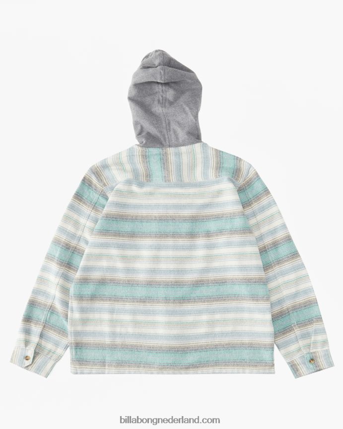 Billabong jongens baja flanellen overhemd met capuchonsteen 4D20H1108