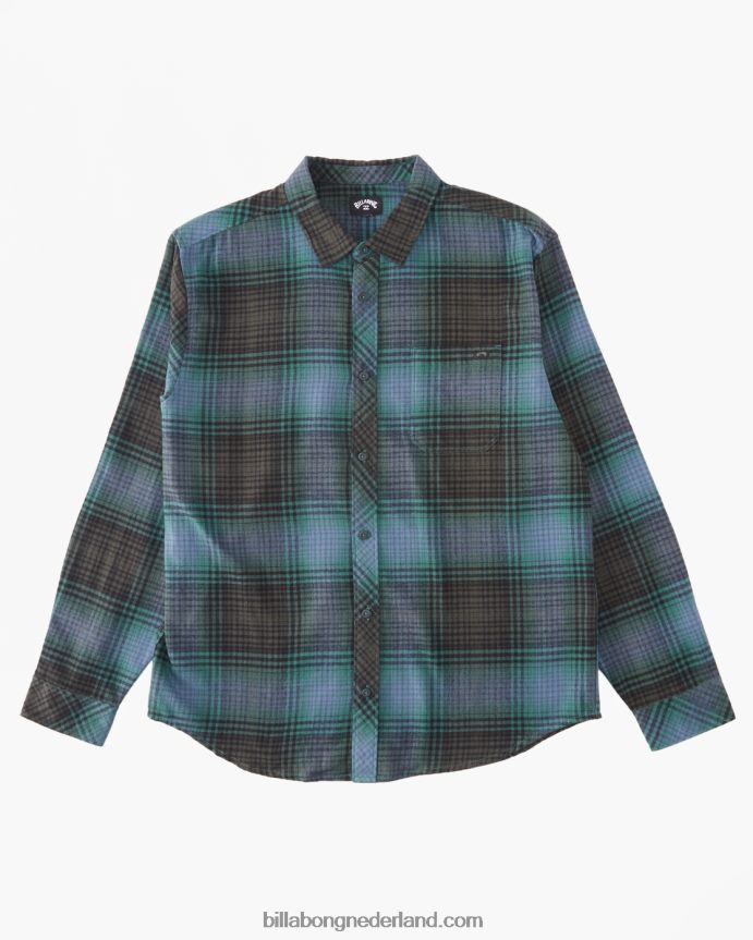 Billabong jongens kustlijn flanellen overhemdraaf 4D20H1116