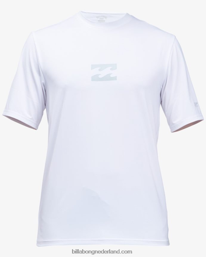 Billabong jongens 2-7 golvend losvallend surf-T-shirt met korte mouwen voor de hele dagwit 4D20H936