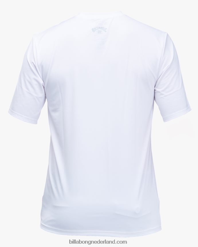 Billabong jongens 2-7 golvend losvallend surf-T-shirt met korte mouwen voor de hele dagwit 4D20H936
