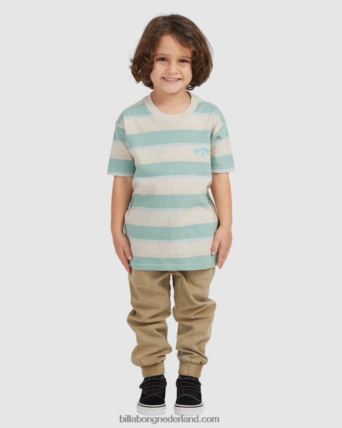 Billabong jongens (2-7) groms hector T-shirt met korte mouwenchino 4D20H1062