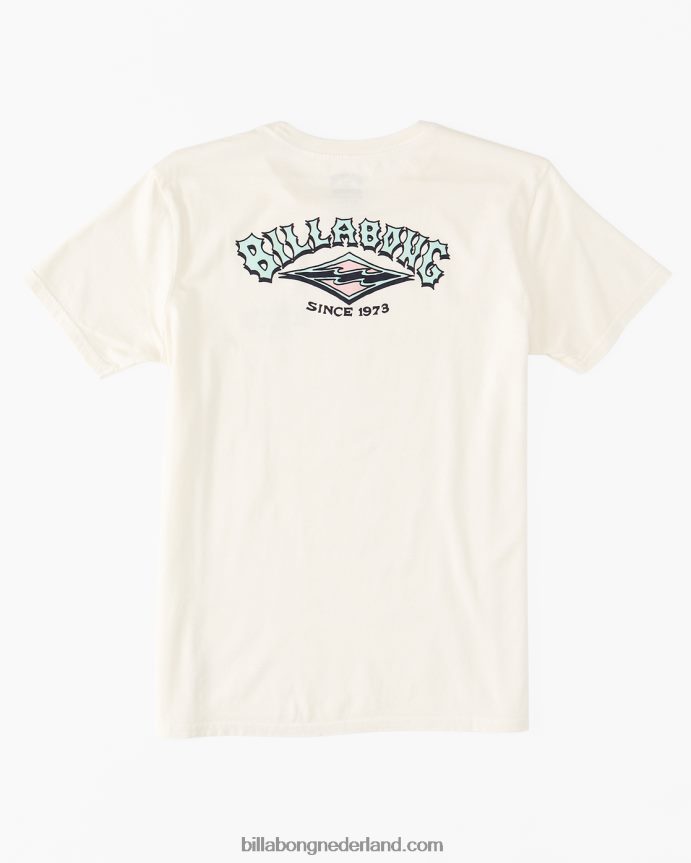 Billabong jongens archwave t-shirtgebroken wit 4D20H1041