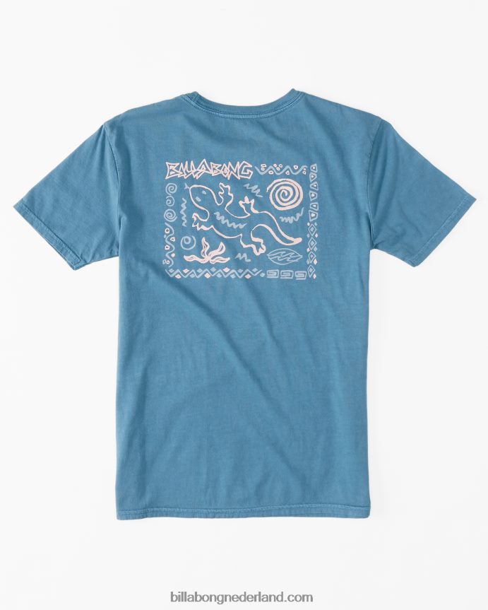 Billabong jongens reflecties t-shirtblauwe lagune 4D20H1016