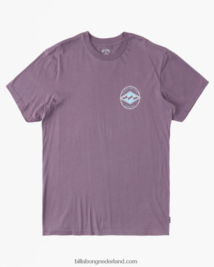 Billabong jongens rotor diamant t-shirtpaarse nevel 4D20H1127