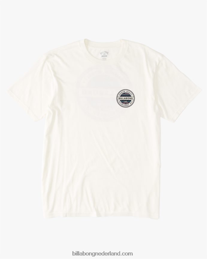 Billabong jongens rotor t-shirtgebroken wit 4D20H1033