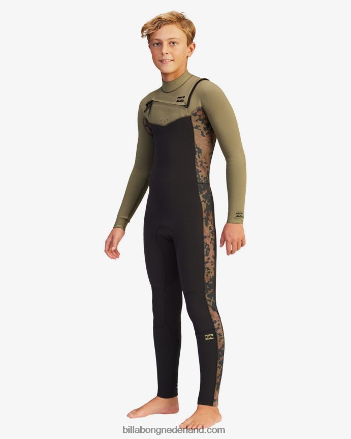 Billabong jongens 4/3 revolutie volledig wetsuitleger 4D20H1135