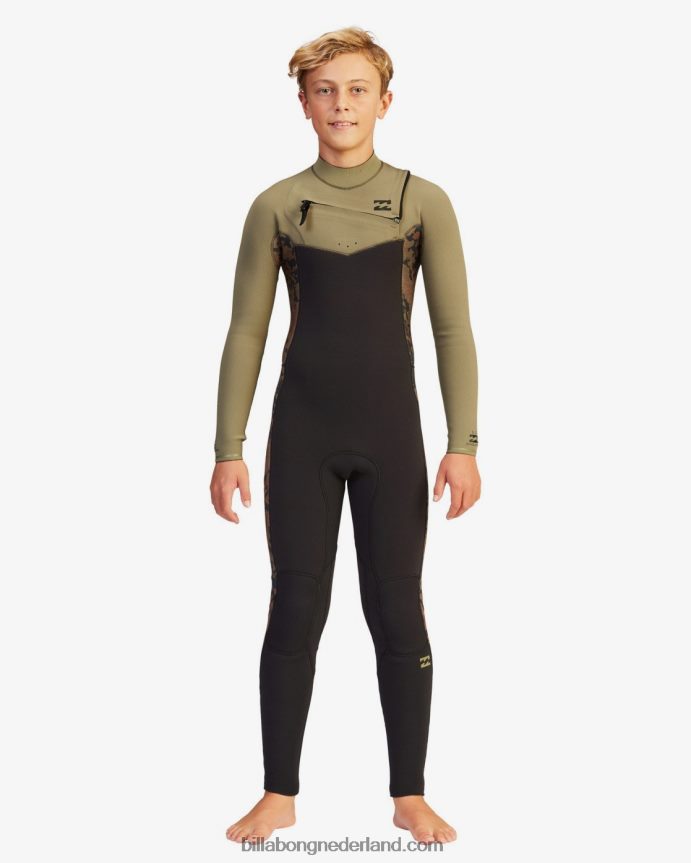 Billabong jongens 4/3 revolutie volledig wetsuitleger 4D20H1135