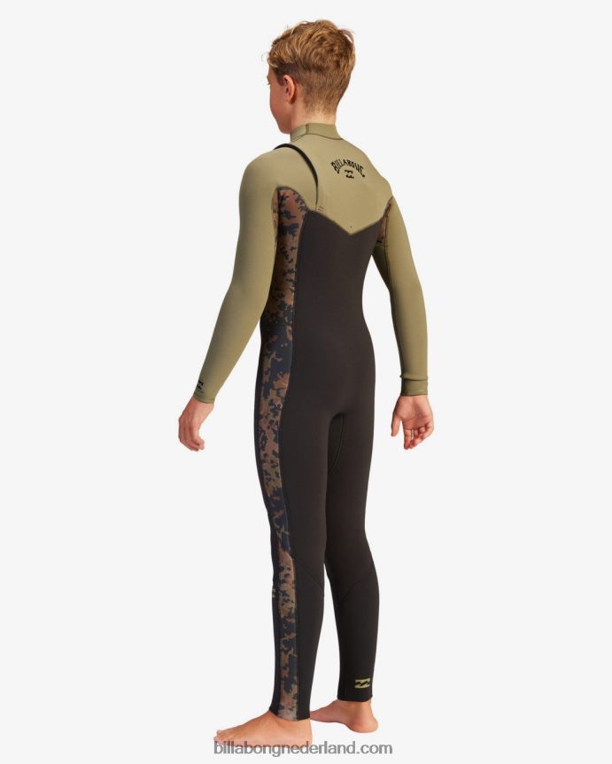 Billabong jongens 4/3 revolutie volledig wetsuitleger 4D20H1135