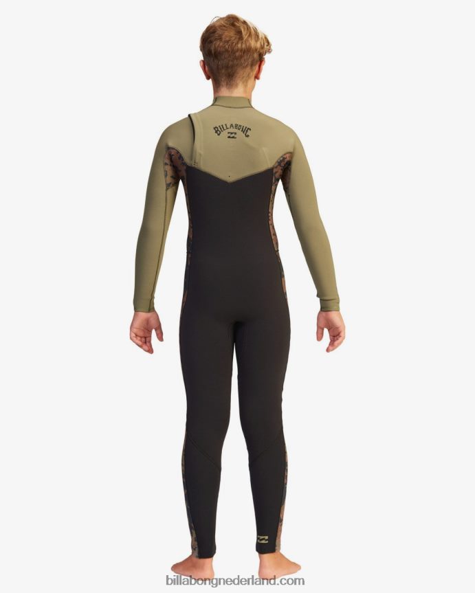 Billabong jongens 4/3 revolutie volledig wetsuitleger 4D20H1135