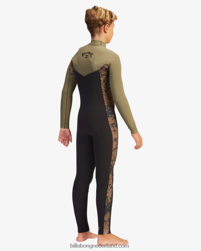 Billabong jongens 4/3 revolutie volledig wetsuitleger 4D20H1135