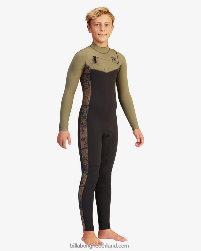 Billabong jongens 4/3 revolutie volledig wetsuitleger 4D20H1135