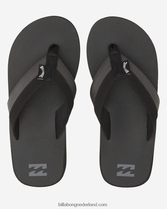Billabong jongens sandalen voor de hele dagzwart 4D20H720