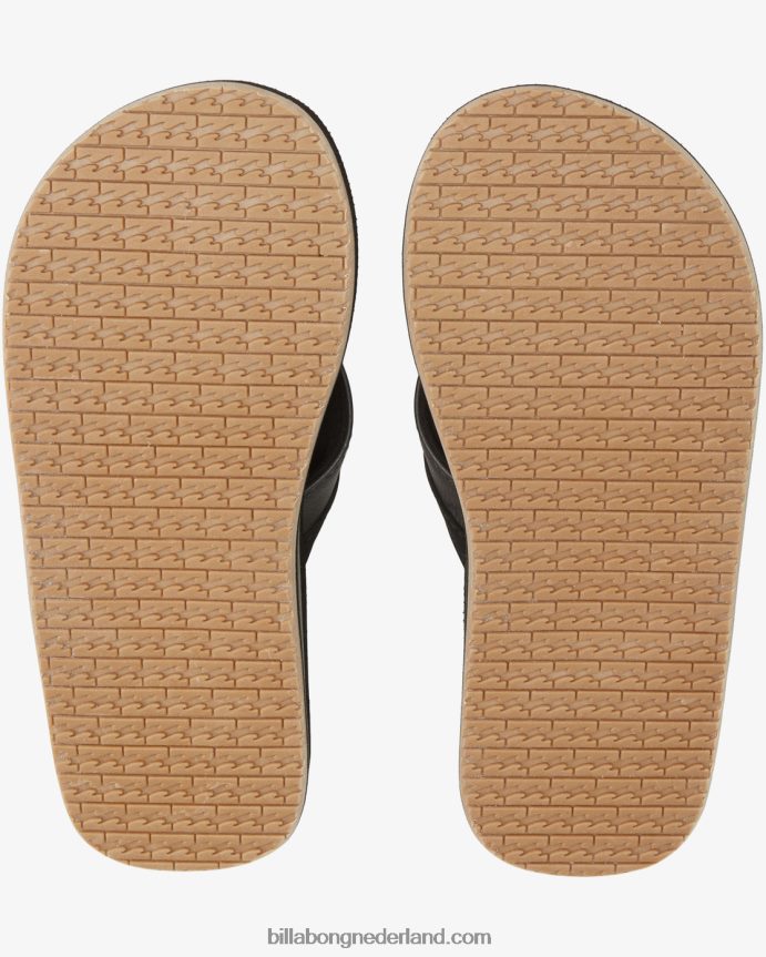 Billabong jongens sandalen voor de hele dagzwart 4D20H720