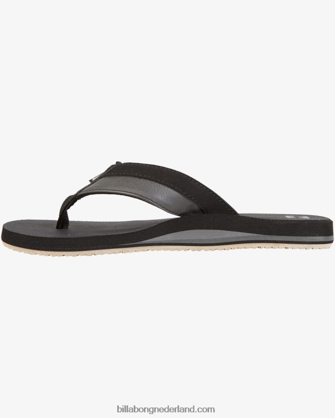 Billabong jongens sandalen voor de hele dagzwart 4D20H720