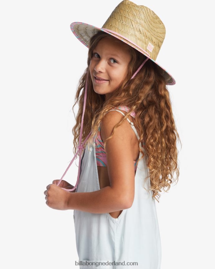 Billabong meisjes beach dayz badmeester hoedroze paden 4D20H2620