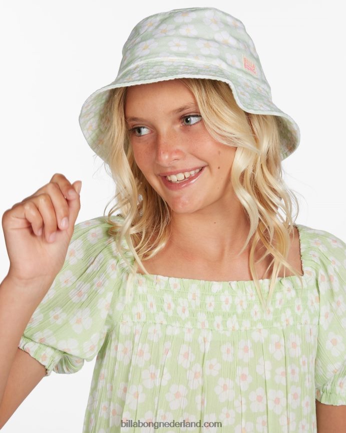 Billabong meisjes bucketlist emmer hoedhoning dauw 4D20H2756