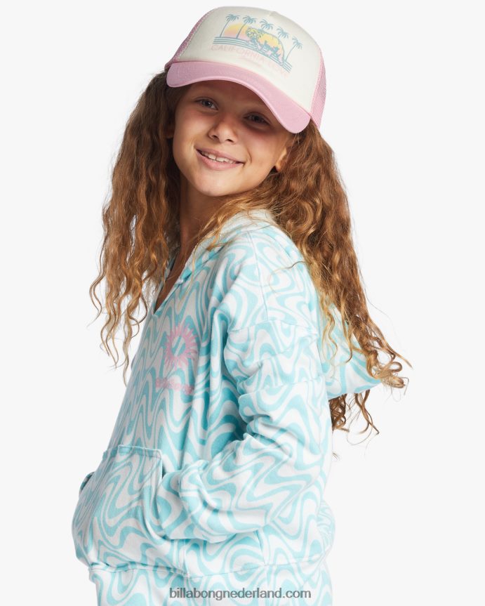Billabong meisjes pitstop jr vrachtwagenchauffeurpetroze paden 4D20H2755