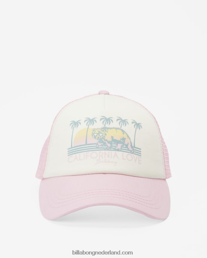 Billabong meisjes pitstop jr vrachtwagenchauffeurpetroze paden 4D20H2755