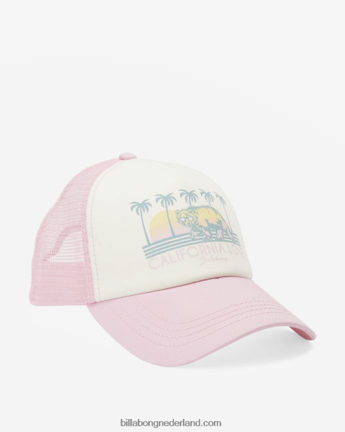 Billabong meisjes pitstop jr vrachtwagenchauffeurpetroze paden 4D20H2755