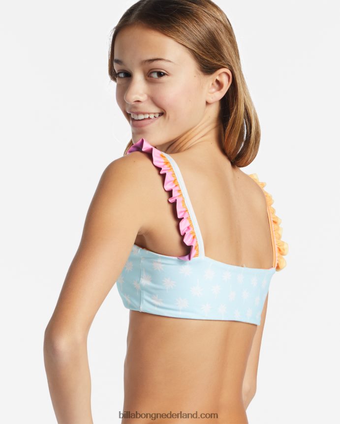 Billabong meisjes 4-16 aan de andere kant tank tweedelige zwemsetmulti 4D20H2663