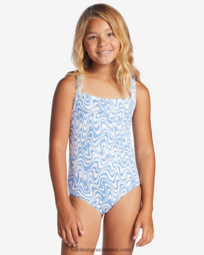Billabong meisjes Daisy dreamz badpak uit één stukzomerse hemel 4D20H2612