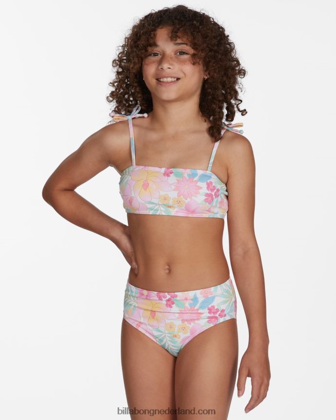 Billabong meisjes heldere dagen tanktop bikiniset met bandjesmulti 4D20H2809