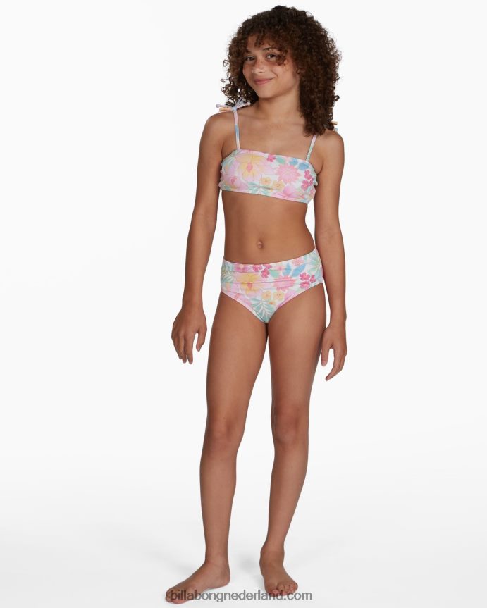 Billabong meisjes heldere dagen tanktop bikiniset met bandjesmulti 4D20H2809