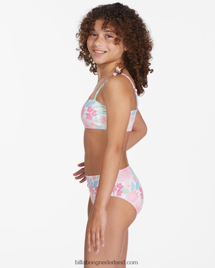 Billabong meisjes heldere dagen tanktop bikiniset met bandjesmulti 4D20H2809