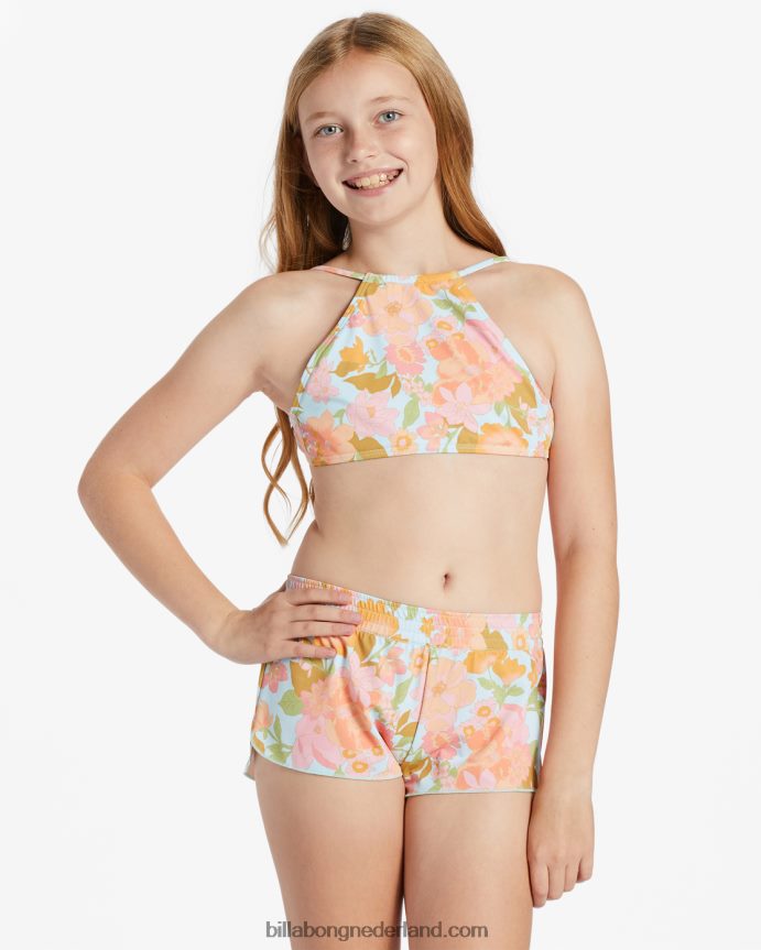 Billabong meisjes weggeblazen elastische taillemulti 4D20H2660