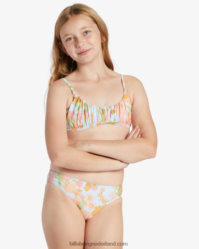 Billabong meisjes weggeblazen tweedelige bralette bikinisetmulti 4D20H2664