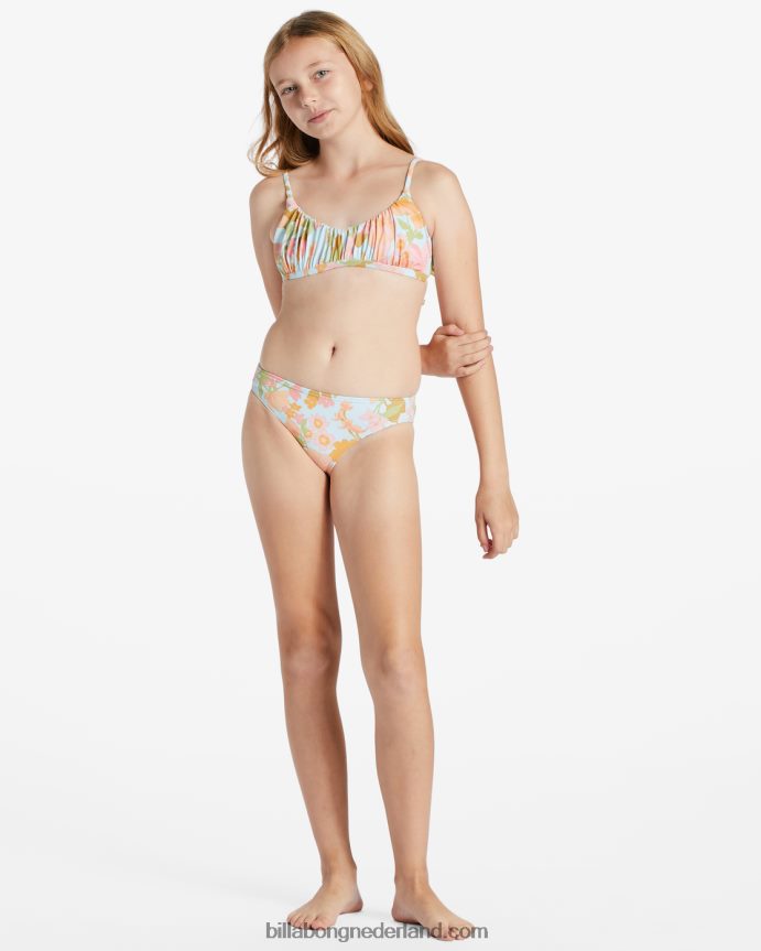 Billabong meisjes weggeblazen tweedelige bralette bikinisetmulti 4D20H2664