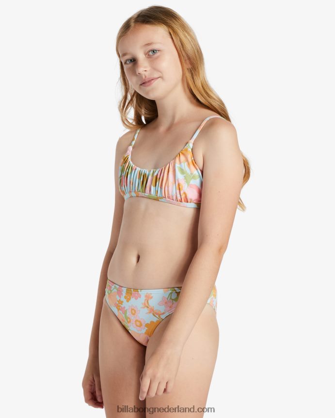 Billabong meisjes weggeblazen tweedelige bralette bikinisetmulti 4D20H2664