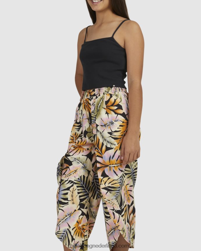 Billabong meisjes ansichtkaarten elastische taille broekmulti 4D20H2776