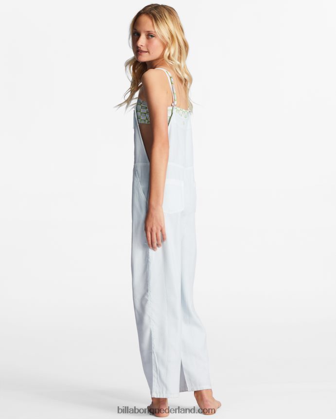 Billabong meisjes wilde lengtes jr overallslichte chambray 4D20H2678