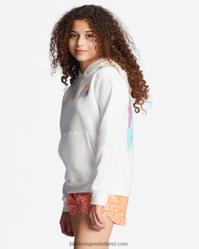 Billabong meisjes 4-16 hallo zonneschijn-hoodiezout kristal 4D20H2696